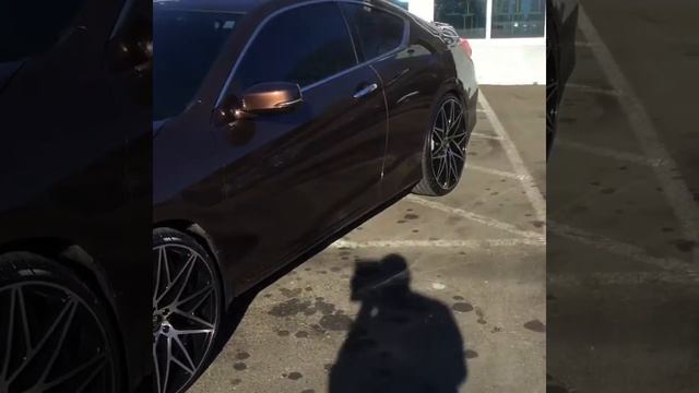 GAS Accord Coupe on 22x9 Wheels смотреть онлайн