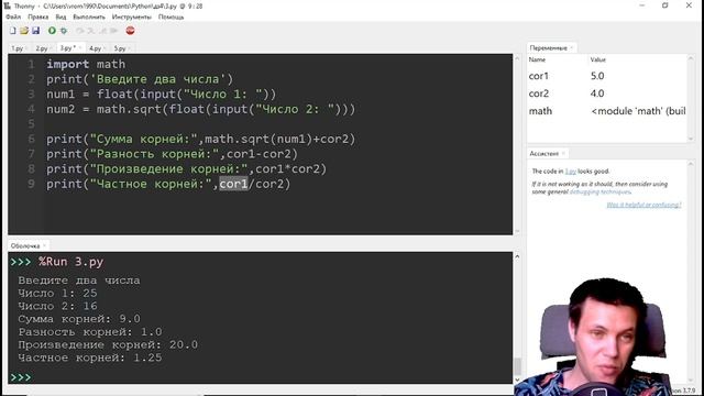 Программирование на Python «для тупых» 004.1 — проверяем домашку смотреть онлайн