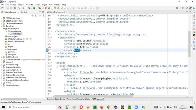 Maven Dependency Scope (Automation Framework Factory Series - Part 1) смотреть онлайн