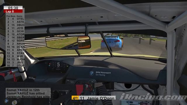 BMW M4 GT4 at Lime Rock - iRacing TV Style - 21S1W2 смотреть онлайн