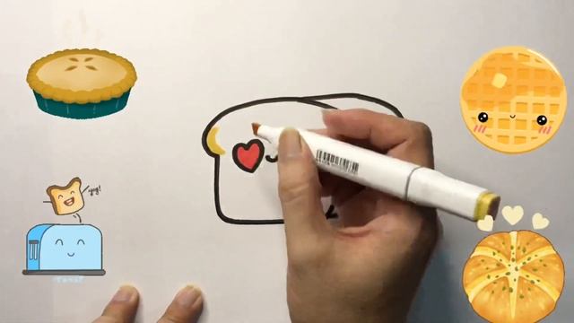 How To Draw Bread | Bolalar uchun non rasm chizish | рисование хлеба для детей смотреть онлайн