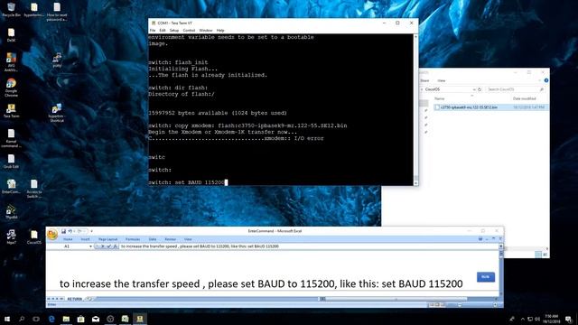 Recovery Cisco IOS switch from corrupted IOS or Missing from ROMmon Mode смотреть онлайн