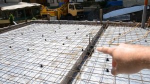 Двухуровневый фундамент плита в Красной Поляне  Участок на склоне