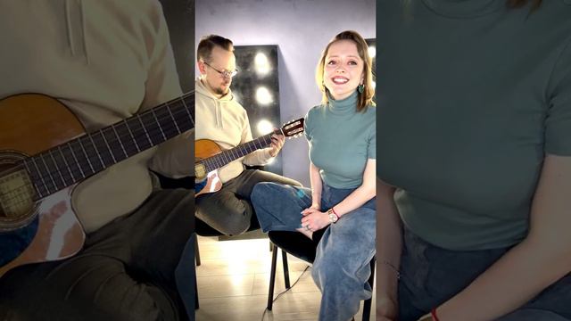 Whitney Houston - I Will Always Love You (guitar cover) | Дуэт Настя и Андрей смотреть онлайн
