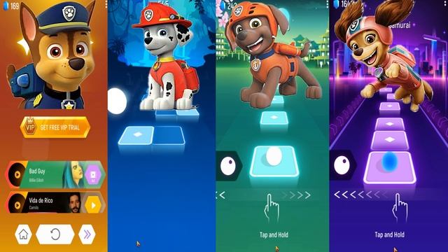 Tiles Hop EDM Rush! Paw Patrol Challenge
