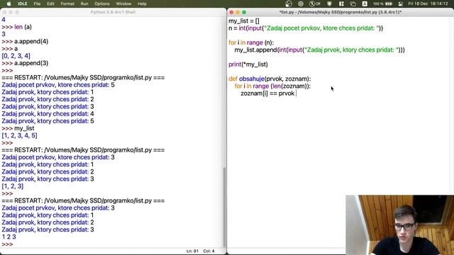 Online Kurz Python [ep. 6] - Zoznamy смотреть онлайн