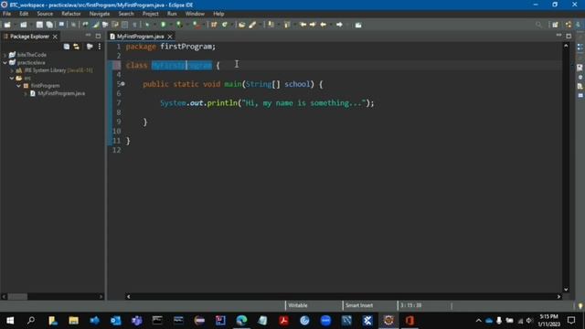 First Java Program using Eclipse IDE | Hello World java program |Explaination in Hindi @bitethecode смотреть онлайн