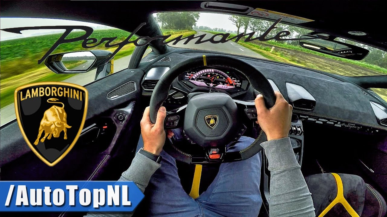 LAMBORGHINI HURACAN PERFORMANTE LP640-4 POV Тест-драйв. смотреть онлайн