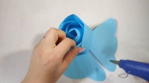 Большие цветы из бумаги