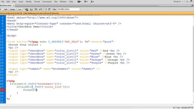 PHP Get Values of Multiple Checkbox and Keep Checkbox Checked After Submitting Form смотреть онлайн