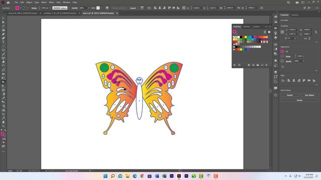 Adobe Illustrator CC 2022 Live Paint Bucket and Live Paint Selection Tool Tutorial Part No 16 by, A смотреть онлайн