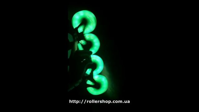 Светящиеся колеса Flying Eagle Lazer Sliders Green смотреть онлайн