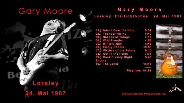 Gary Moore - 06. Empty Rooms - St. Goarshausen, Germany (24th May 1987)