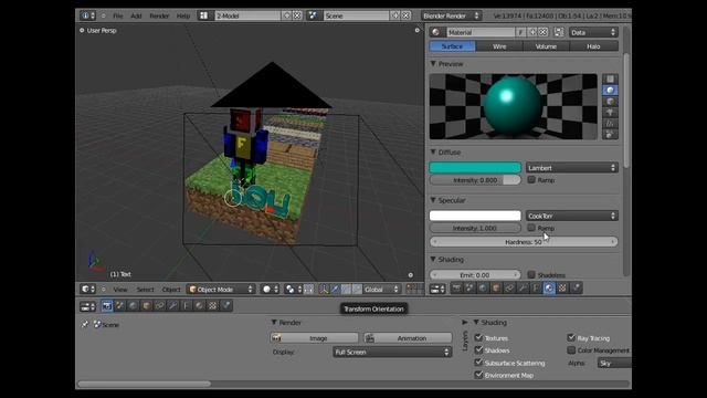 Туториал по Blender 3D #2: Текст и текстурирование смотреть онлайн