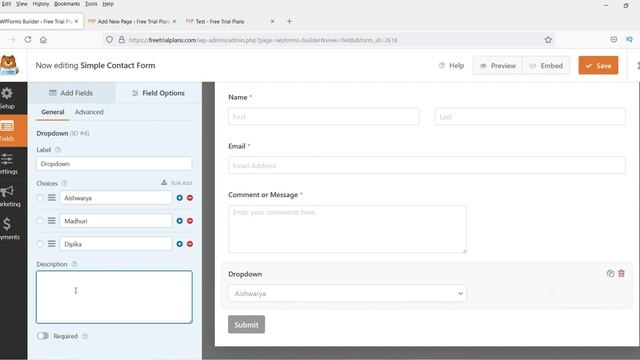 How to add contact form using WPforms in Wordpress | wpforms tutorial смотреть онлайн