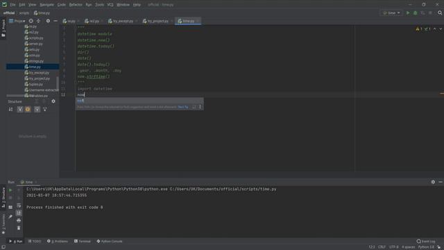The Datetime Module смотреть онлайн