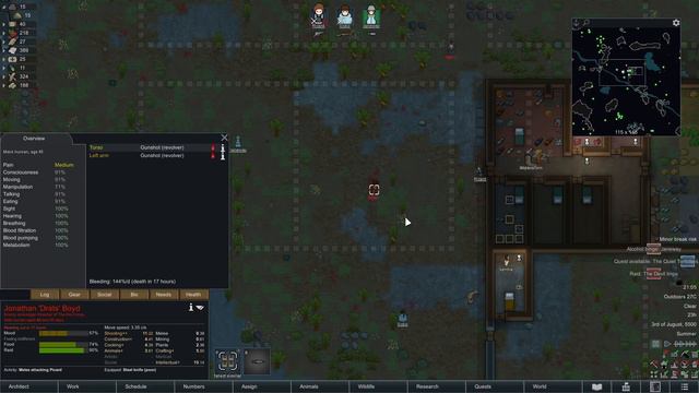 Rimworld The 25 part 2 : Mental breaks, Blackout Drinking and Double Donkey : Max Difficulty смотреть онлайн