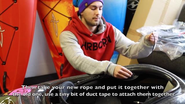 WWTCC How to change your Jackson Kayak back band rope смотреть онлайн