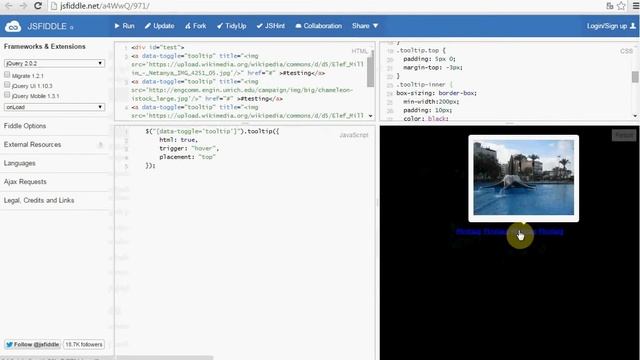 Tooltip Bootstrap image problem - position top смотреть онлайн