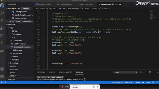 Configure and use FPDI using Laravel. смотреть онлайн