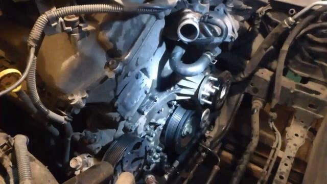 Замена помпы на ПРАДО 120 (1GR-FE) смотреть онлайн