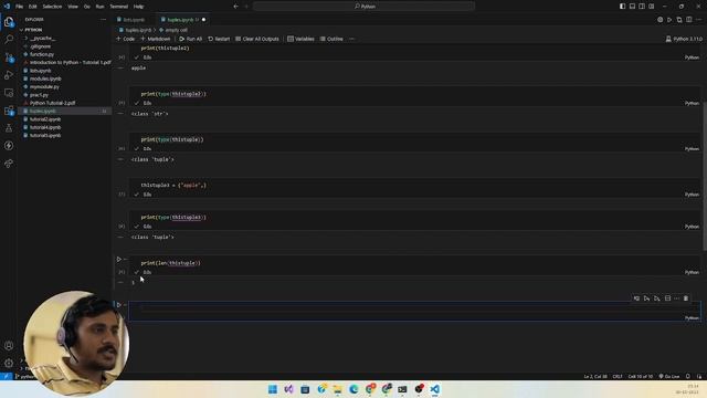 Python for Beginners: Exploring Tuples | Step-By-Step Tutorial - Part 10 ? смотреть онлайн