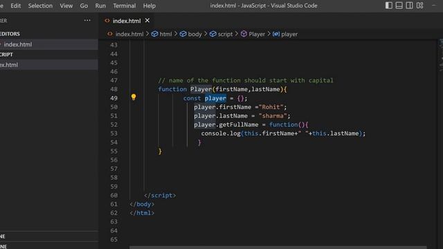 Constructor Function in JavaScript || origin of this keyword смотреть онлайн