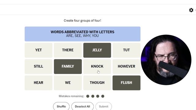 Doug Plays the 11/3 Connections (New York Times Word Game) смотреть онлайн