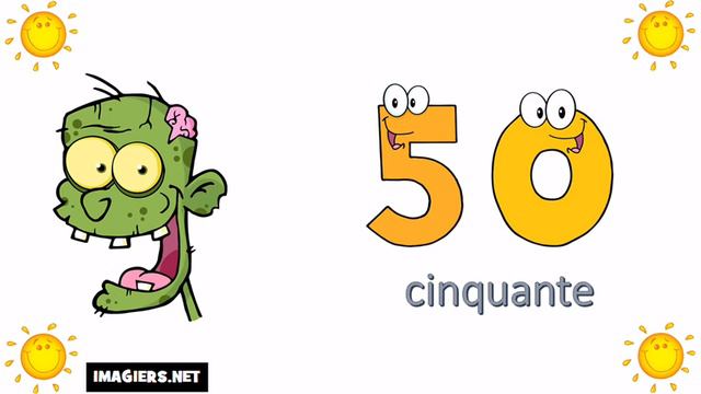 Nauka Francuskiego Liczby # Cyfry Od 0 Do 100