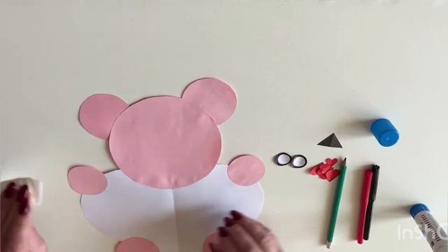 Аппликация "Медвежонок" смотреть онлайн