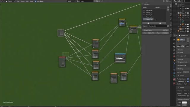 Lava tutorial Blender 2.8_ part06_procedural shader _Create Group_ ita смотреть онлайн