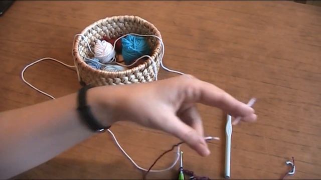 Покрывало-плед из остатков пряжи смотреть онлайн