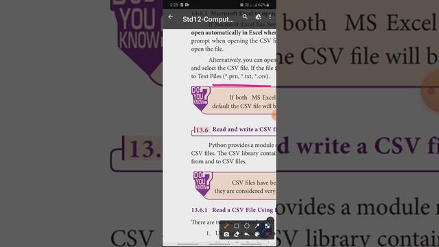 12th computer science chapter 13 creating a csv file using Microsoft excel смотреть онлайн