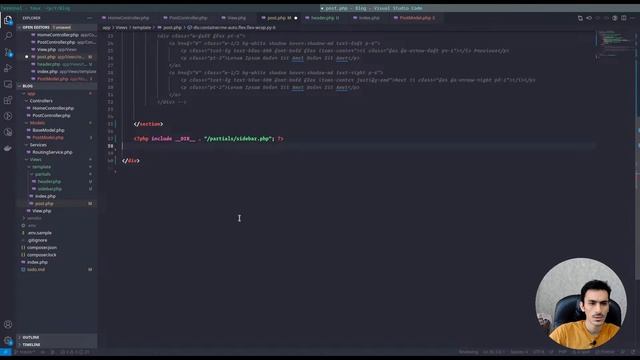 PHP MVC project - step by step create a simple mvc structure смотреть онлайн