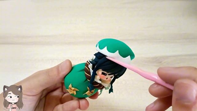 【Genshin Impact 原神】Venti 温迪 | lucky bag chibi | handmade clay figures【CMY clay】 смотреть онлайн