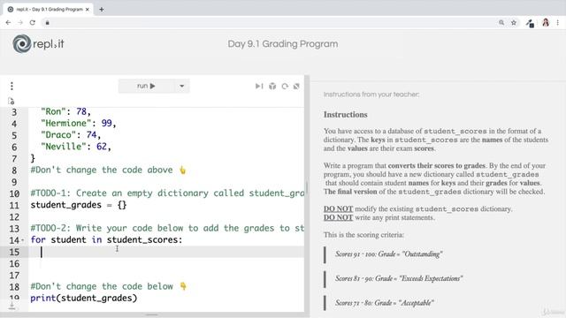 Day 9 - Dictionaries, Nesting and the Secret Auction 3 [Interactive Coding Exercise] Grading Program смотреть онлайн