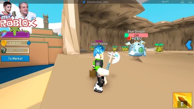 Роблокс СИМУЛЯТОР ОХОТЫ НА МОНСТРОВ и ГОБЛИНЫ = ROBLOX по русски смотреть онлайн