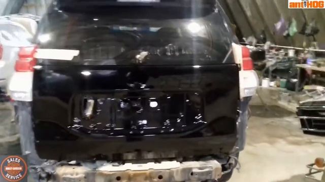 2012 Тойота Лэнд Крузер. Ремонт-Покраска -6. 2012 Toyota Land Cruiser. Repair-Painting -6 смотреть онлайн