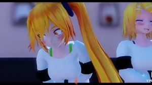 [MMD] tickle Rin and Neru part 2