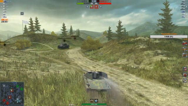 Отключил засвет на танке || World of Tanks Blitz смотреть онлайн