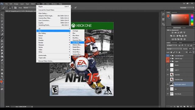 NHL 16 Custom Cover Speed Art - Alex Ovechkin (W/ Download) смотреть онлайн
