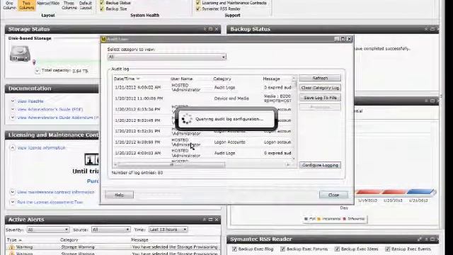 How to view and configure logging in Backup Exec 2012 смотреть онлайн