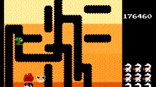 DIG DUG Arcade Game Level 100 1982 Namco смотреть онлайн