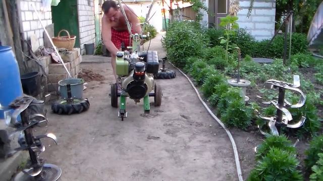 Транспортные колеса на мотоблок из тормозных барабанов смотреть онлайн