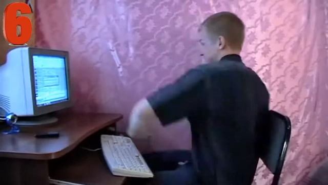 Подборка психов за компьютером ТОП смотреть онлайн