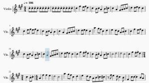 Violin Sheet Music: How to play Washing Machine Heart by Mitski