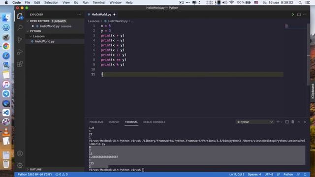 Python darslari. Noldan boshlab. #4-dars смотреть онлайн
