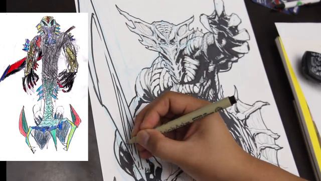 KID'S DESIGN Redrawn by their DAD - A PROFESSIONAL MARVEL ARTIST! PART 2! смотреть онлайн