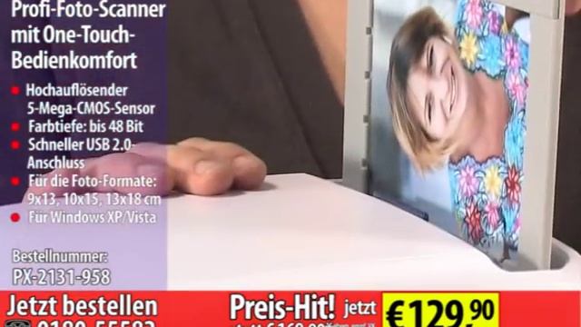 Somikon Profi-Foto-Scanner mit One Touch-Bedienkomfort смотреть онлайн