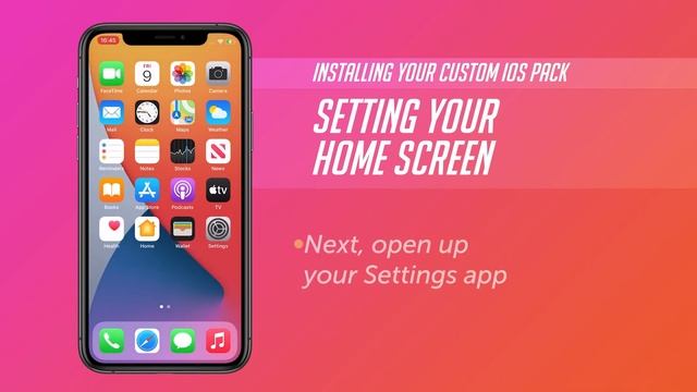 2. Setting Your Home Screen Wallpaper | Infinite Continues Custom iOS Packs смотреть онлайн